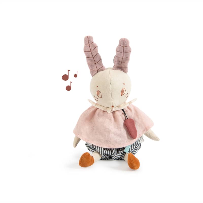 Lune the Rabbit - Musical Toy - Moulin Roty