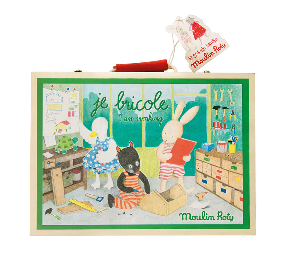 "I am Working" Wooden Tool Set by Moulin Roty