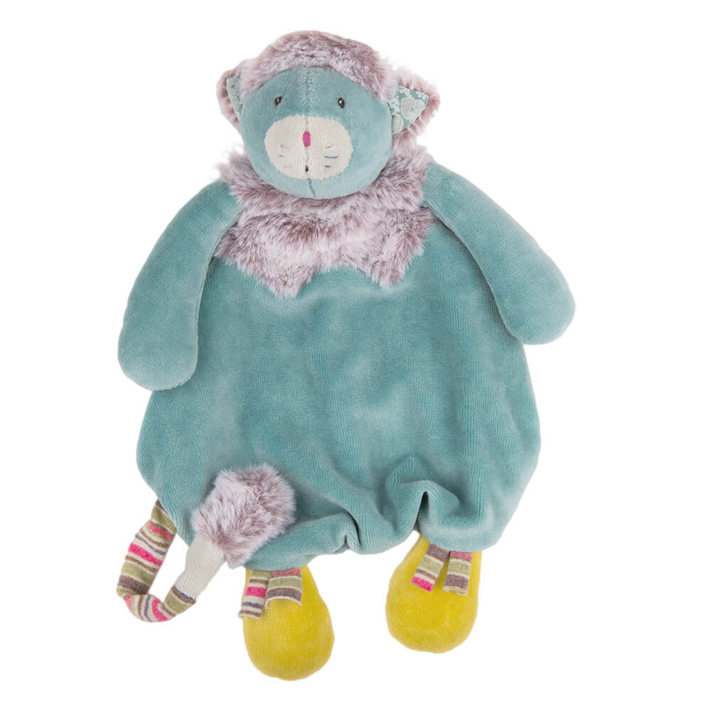 Chubby Chacha Aqua Baby Comforter by Moulin Roty