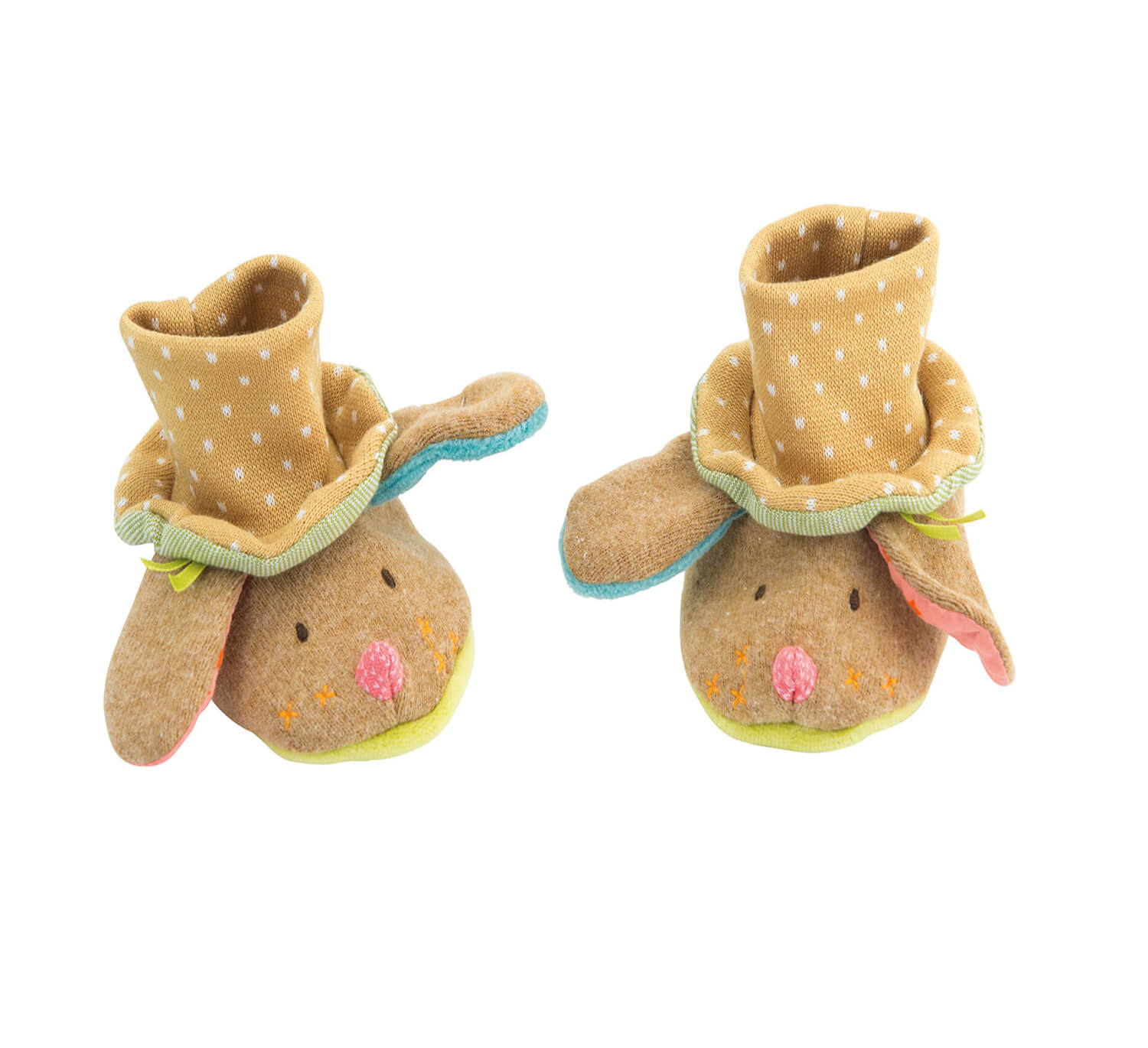 Top Hat Bunny Slippers by Moulin Roty