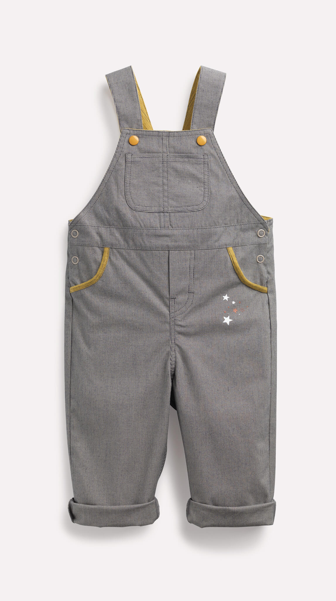 Grey dungarees by Moulin Roty